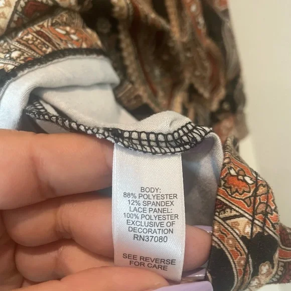 C. Est. 1946 Paisley Print Women's Top - Picture 5 of 6